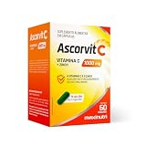 Maxinutri Ascorvit-C 1G Vitamina C + Zinco 60 Cápsulas