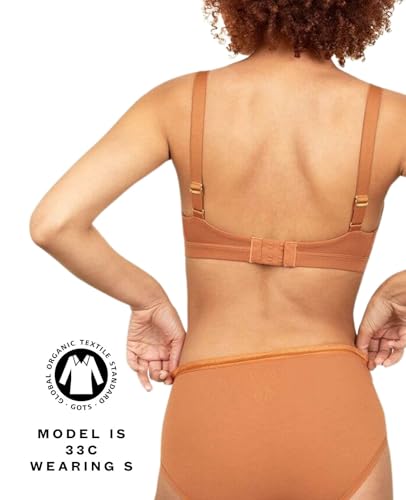 Image of Subset Triangle Soft Bra - Organic Cotton, Wireless, Breathable, Supportive, Regular & Extra Cup Room, Elevated Essentials