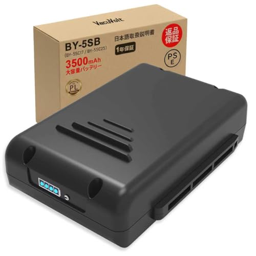 Amazon.co.jp: VacuVolt 3500mAh BY-5SB 掃除機 バッテリー BY-5SC25