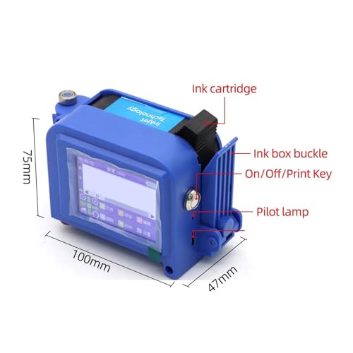 Imprimante jet d'encre portable pour code QR et date de péremption rapide