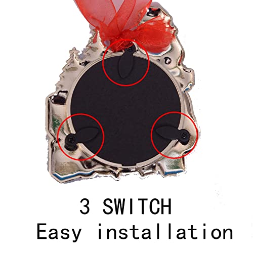 Christmas Tree Ornaments Home Decor Christmas Holiday Keepsake Gift Xmas Gifts Decorations Pendant With Can Insert Photos (Santa Claus) #TOP4