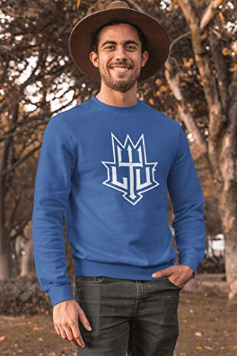 LTU Lawrence Tech Logo One Color Unisex Crewneck Sweatshirt - LTU Blue Devils Apparel2
