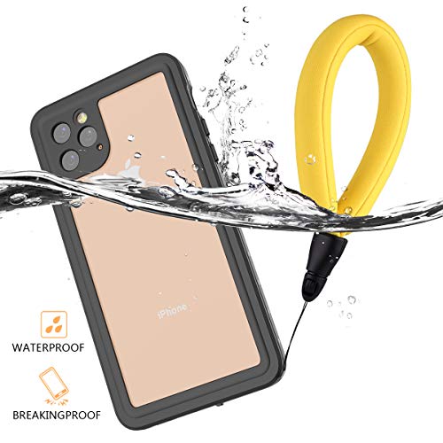 Forhouse Funda Impermeable para iPhone 11 Pro MAX 6.5", IP68 Completa 360 Grados Carcasa con Protector de Pantalla Incorporado,Cubierta Anti-arañazos para iPhone 11 Pro MAX 6.5" (Negro 1)