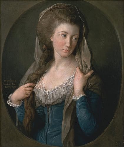 Tableau sur toile baroque chic Margaret Stuart pour la décoration du salon ou bureau