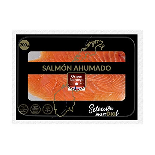 DIA SELECCIÓN MUNDIAL salmón ahumado noruego sobre 200 gr