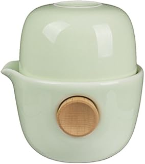 【国内正規品】宜龍 中国茶テイスティングセット（茶壺1+茶杯1）薄緑 1人様用 化粧箱入