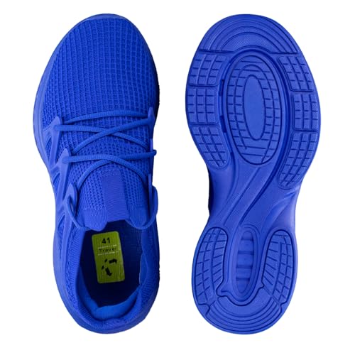 Image of Pujcs Men's Slip On Walking Shoes - Lightweight Breathable Mesh Sneakers for All Day Standing,Non Slip Shock Absorbing Athletic Footwear for Gym,Travel & Work
