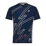 Hombres Head Camiseta Play Tech Azul Marino
