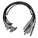 MSD 35383 Super Conductor Spark Plug Wire Set, Black