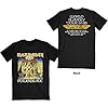 Iron Maiden T Shirt Powerslave World Slavery Tour Official Mens Black M #2