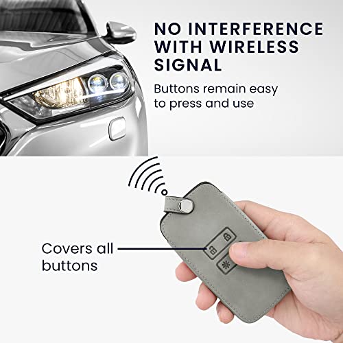kwmobile autosleutelhoes compatibel met Renault 4-knops Smartkey autosleutel (alleen Keyless Go) - beschermhoes van… - Image 3