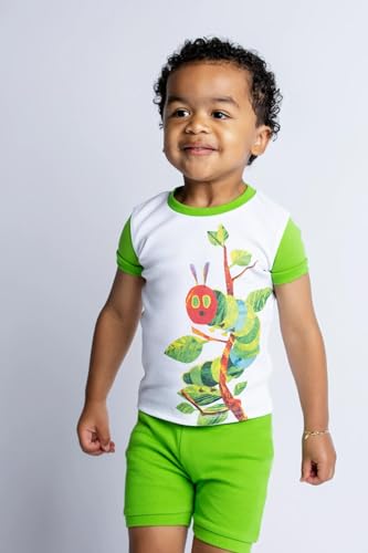 Image of monica + andy unisex-baby Organic Two-piece Shorty Pajama Set