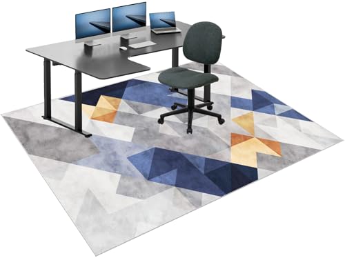 Tapis de chaise de bureau idéal espace télétravail protection grand format