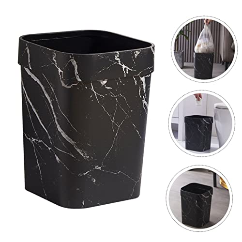 Caneca de basura rectangular Happyyami 1 ml negra miniatura 6