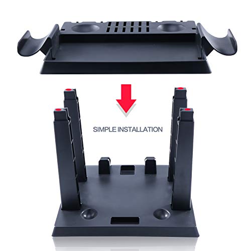 HEATFUN Storage Stand for Nintendo Switch, Storage Stand Controller Holder for Nintendo Switch Accessories and 2 Poke Ball Plus Controllers - Thumbnail 4