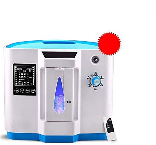 YBHNB Oxygen Concentrator Household Anion Oxygen Concentrator Elderly Pregnant Woman Small Household With Atomization 1-6L Flow Adjustable Continuous Oxygen Supply Oxygen Therapy (Color, Gold).