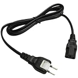 Kaito Denshi(海渡電子) AC電源ケーブル 3ピン ストレート スイング 首振り IEC 60320 C13 ブラック RoHS 1.8m