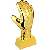 Gatuida Baseball Glove Soccer Party Favor Award Trophy Goalkeeper Trophy Goalkeeper Glove Golden Award Award Cup Soccer Match Trophies for Best Player Awards Goalkeeper Home Decor
