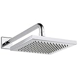 Delta Faucet Single-Spray Touch-Clean Rain Shower Head, Chrome 57740