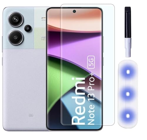 Image of FabeKee UV Tempered Glass Screen Protector Compatible for Redmi Note 13 Pro plus | Front And Back Screen Guard With camera lens protector 3 in 1 (Note 13 Pro+, Combo)