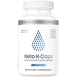 Keto K-Caps Electrolyte Capsules | Keto Approved Electrolyte Supplement | Hydrate Fast & Beat Leg Cramps | 700mg Potassium, Sodium, Magnesium | No Maltodextrin | 120 Caps