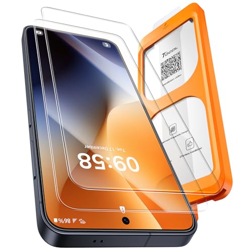 TOCOL for Samsung Galaxy S25 Plus Screen Protector [9H Hardness] [Military Grade Shatterproof] HD Tempered Glass 2 Pack