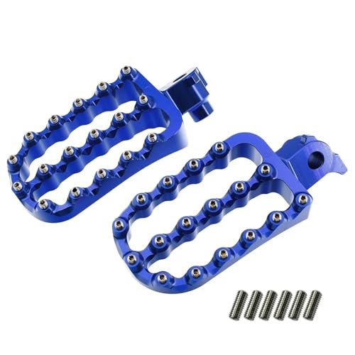 �o�C�N�̃y�_�� ���}�n Tenere700 �����[ Tenere 700 ���[���h���C�h XTZ700 XTZ �y�_���t�b�g���X�g�t�b�g�y�O�ɓK�� �I�[�g�o�C �X�e�b�v(Blue Extended)