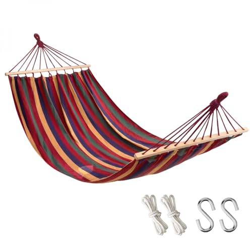 Linxor - Toile de hamac 2 Personnes 150 x 270 cm avec système d'attache - Plusieurs Coloris Disponibles