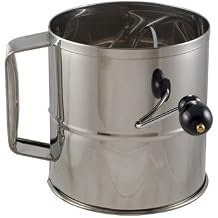 Crestware SFS08 Stainless Steel 8 Cup Flour Sifter