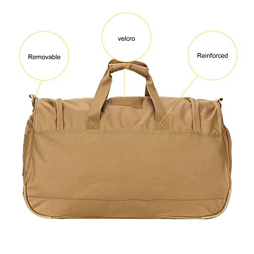 Military Tactical Duffle Bag Gym Bag for Men Travel Sports Bag 24 Inch Small Duffel Bag