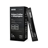 STRONG COFFEE COMPANY | BLACK | PREMIUM ORGANIC INSTANT BLACK COFFEE | 10 SINGLE SERVINGS PER PACK -