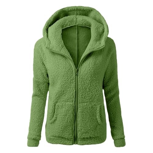 【CALDA E LEGGERA】: cappotto in pile da donna è fatta di lana di alta qualità ed è estremamente calda ma non gonfia. I polsini elastici e l'orlo della coulistica interna sono efficaci in anticarico e caldi. I tessuti traspiranti impediscono anche il surriscaldamento a temperature lievi.