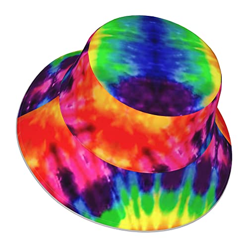 Waldeal Tie Dye Bucket Hat Fashion Sun Cap Packable Outdoor Fisherman Hat For Women And Men Teens Beach Caps Fishing Cap Orange #TOP3