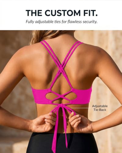 Image of Holipick Twist Front Bikini Tops for Women - Push Up Bathing Suit Top Padded Swimsuit Top