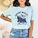 Funny Support Wildlife Raise Boys Shirt – Stylish Boy Mama Graphic Tee, Plus Size Mom Shirt, Mama Bear Gift for New Moms or Mother’s Day White