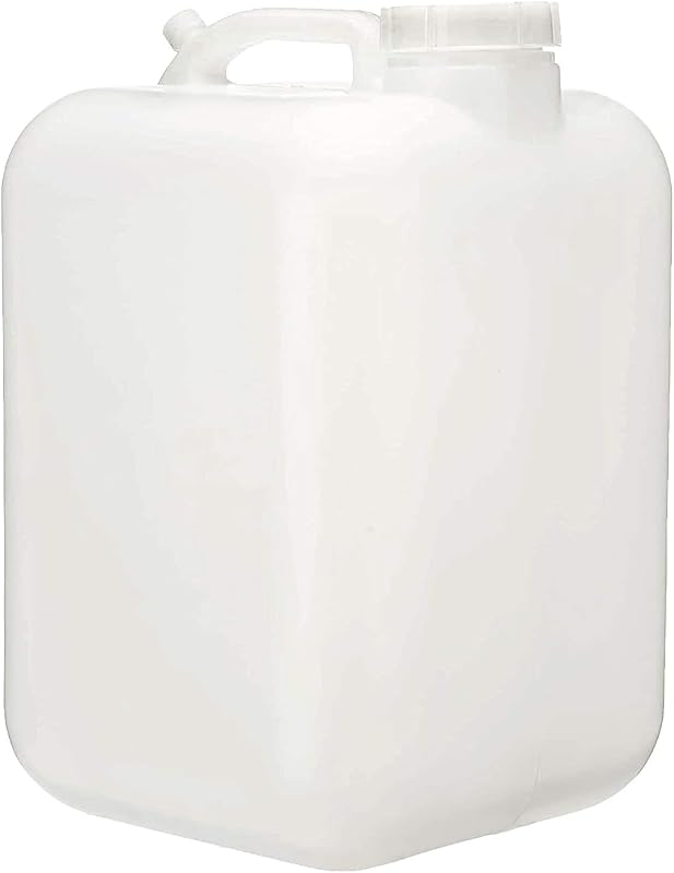 FastRack 5 Gallon Hedpak with Cap | BPA-free, Food-Grade, and Leak-Proof | White Water Container | Ideal for brewing, fermentation, or storage