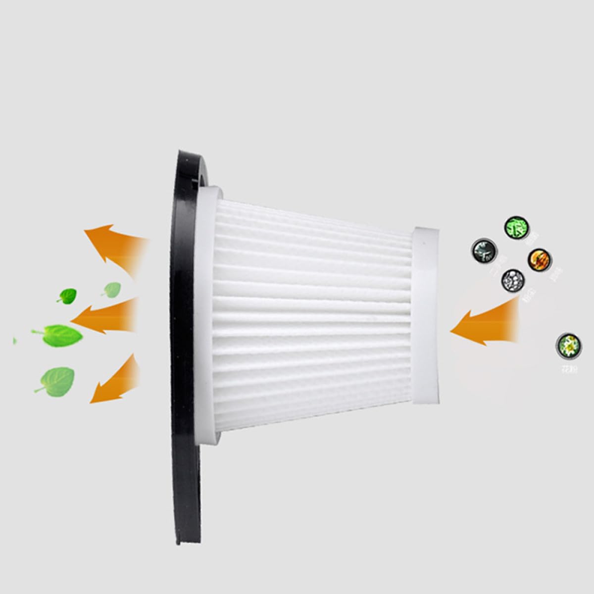 Aspirapolvere Auto Portatile 120w 12v Abs per Auto