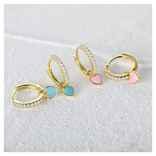 Boucles d'oreilles cœur émail : le bijou mignon contre le teint terne