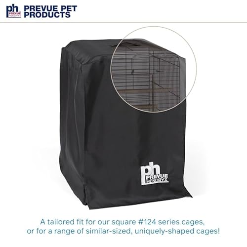 Prevue Hendryx Pet Products Universal-Abdeckung für Vogelkäfig, Größe M, Schwarz