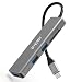 Produktbild USB C Hub BYEASY 5 in 1 Aluminium USB C Splitter mit SD/TF Kartenleser & 3 5Gbps USB 3.0 Ports USB C Docking Station Kompakt USB C Dock für MacBook Pro Pixelbook XPS Laptop und andere Typ-C Geräte