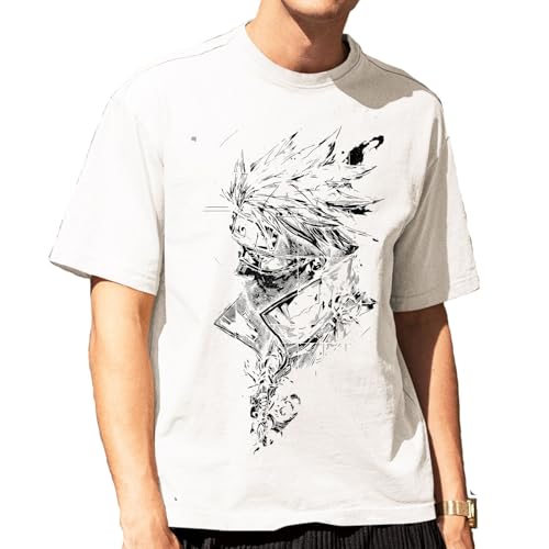the Fan Tee Camiseta Oversize de Hombre Dibujos Animados Shinobi Ninja Anime Manga, Aldea, Sensei 051 L