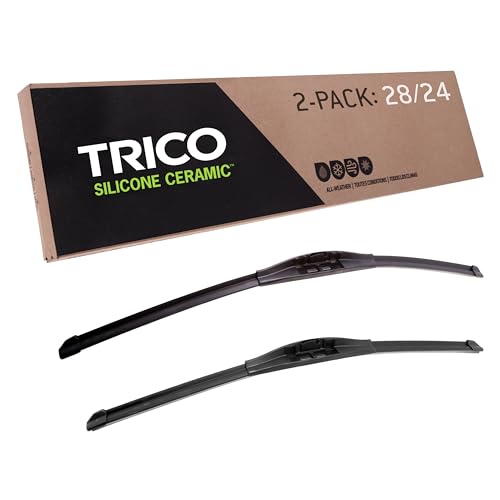 TRICO Silicone Ceramic Automotive Replacement Windshield Wip...