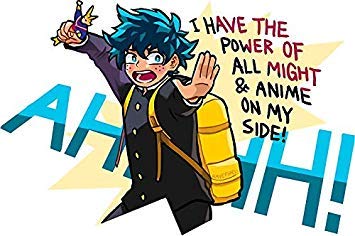 MR3Graphics Magnet Power of All Might Magnetic Car Sticker Decal Bumper Magnet Vinyl 5