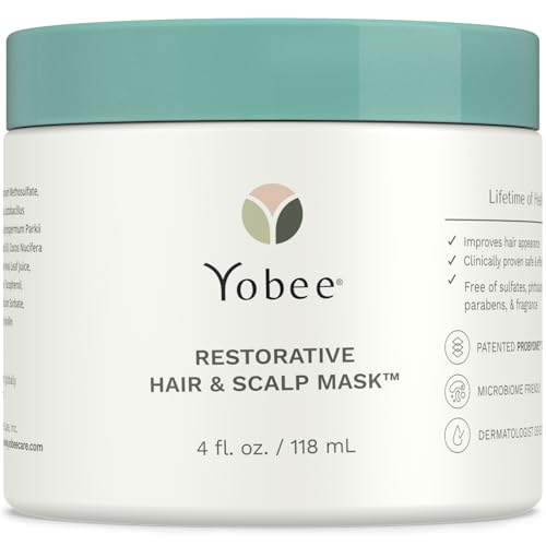 Yobee Restorative Scalp Mask for Dry, Itchy Scalp 4oz