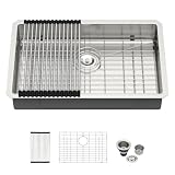 Kichae 27 Inch Undermount Kitchen Sink 27” x18” x5” Kitchen ...