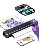 Fonctions thermiques et APP : M08F Plus Imprimante Tatouage utilise une technologie d'impression thermique avancée pour imprimer des motifs nets et des lignes précises. Via l'application 