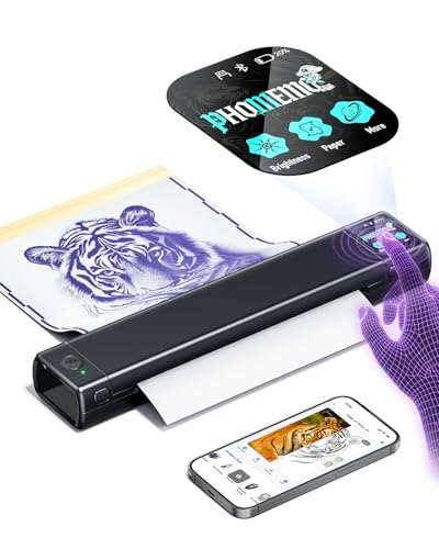 Phomemo M08F Plus Stampante per Stencil Tatuaggi Touchscreen - Stampante