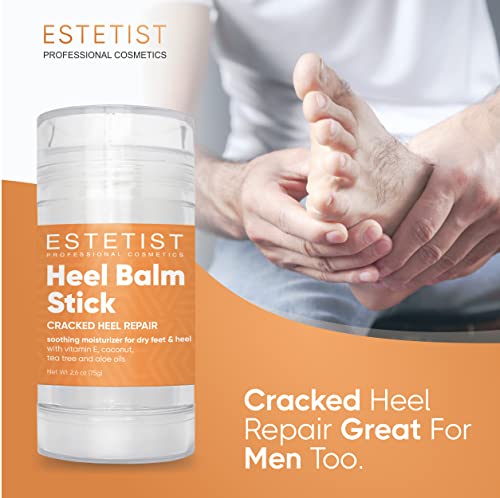 Heel Balm Stick Cracked Foot Repair Foot Cream For Dry Skin Heels Soothing Moisturizer Callus Remover For Dry Irritated Feet With Vitamin E Tea Tree Oil Foot Care Treatment For Women And Men #TOP7