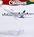 QIYUMOKE 1/400 A380 Model Plane for FedEx Diecast Metal Airplane Model kit for Airbus A380 (5.5-inch L) with Display Plane Stand for Adults Airplane Toy Aviation Gift or Desktop Collection