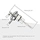 GOOFIT Fuel Pump Benzinhahn mit Filter Schalter für Gy6 50cc 60cc 80cc 125cc 150cc ATV Go Kart Moped Scooter